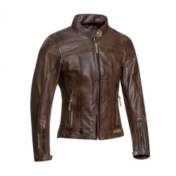 Geaca (jacheta) motociclete femei piele Urban/Heritage Ixon vara model Crank Air LS culoare: maro