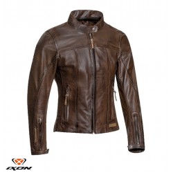 Geaca (jacheta) motociclete femei piele Urban/Heritage Ixon vara model Crank Air LS culoare: maro Geaca (jacheta) motociclete femei piele Urban/Heritage Ixon vara model Crank Air LS culoare: maro