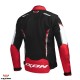 Geaca (jacheta) motociclete barbati Racing/Roadster Ixon vara model Striker AIR WP MS culoare: negru/alb/rosu Geaca (jacheta) motociclete barbati Racing/Roadster Ixon vara model Striker AIR WP MS culoare: negru/alb/rosu
