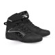 Ghete moto Roadster femei All Season Ixon model Killer WP LS culoare: negru/argintiu (100% waterproof)
