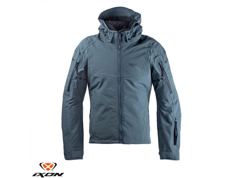 Geaca (jacheta) motociclete barbati Touring/Adventure/Urban Ixon All season model Burning MS culoare: verde tactic (geaca laminata; waterproof si pe exterior)