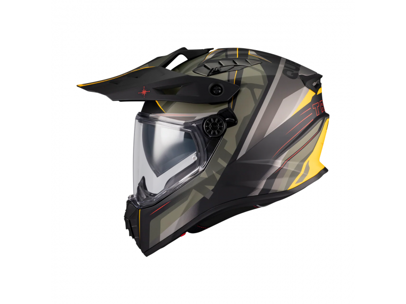 Casca touring/adventure MT model Track SV Questor B6 verde military mat – tip viziera: HS 12 Casca touring/adventure MT model Track SV Questor B6 verde military mat – tip viziera: HS 12