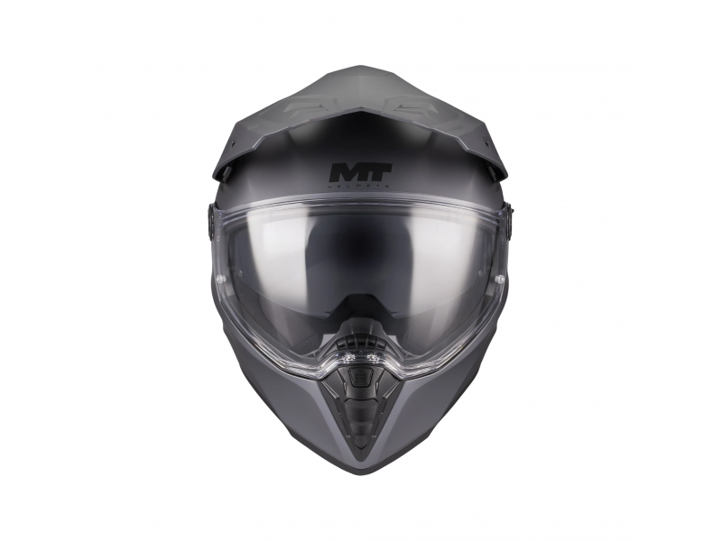 Casca touring/adventure MT model Track SV Pure A2 gri mat – tip viziera: HS 12