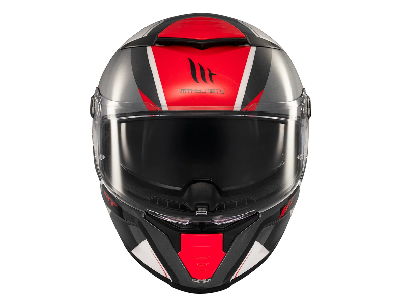 Casca integrala MT Thunder 4 SV Freeway A5 gri lucios (ochelari soare integrati) - tip viziera: MT-V-28B