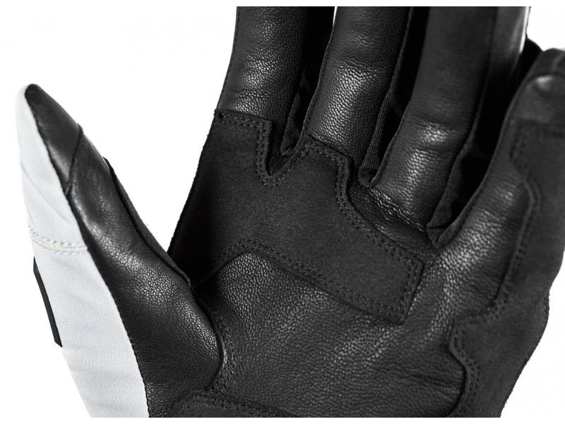 Manusi barbati Touring/Adventure iarna Seventy model SD-T13 Aspen Light gri/galben fluor - WinterTex