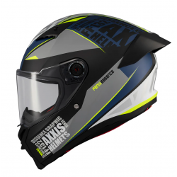 Casca integrala Axxis Fenix Essence C2 gri/albastru mat - tip viziera: MT-V-31B
