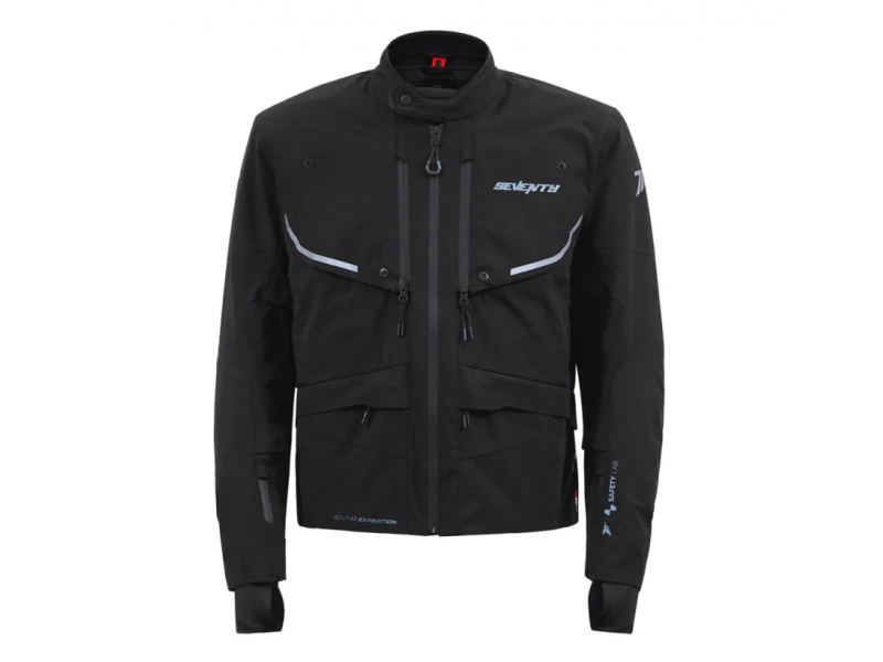 Geaca (jacheta) motociclete barbati Touring/Adventure Seventy All season model SD-JT45 Expedition culoare: negru - concept modular (geaca laminata; waterproof si pe exterior)