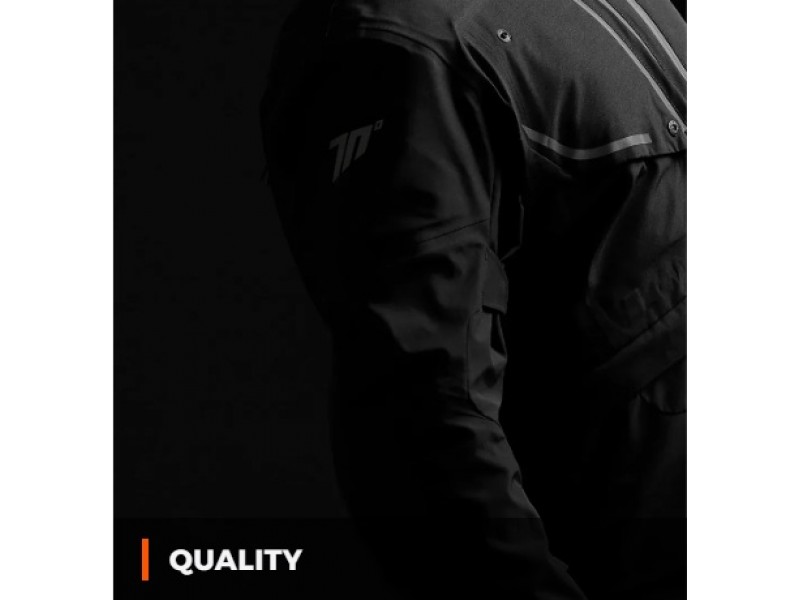 Geaca (jacheta) motociclete femei Touring/Adventure Seventy All season model SD-JT47 Expedition culoare: negru - concept modular (geaca laminata; waterproof si pe exterior)