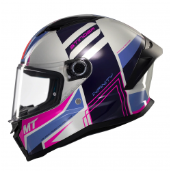 Casca integrala MT Stinger 2 Tron C8 roz lucios - tip viziera: MT-V-28B