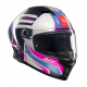 Casca integrala MT Stinger 2 Tron C8 roz lucios - tip viziera: MT-V-28B