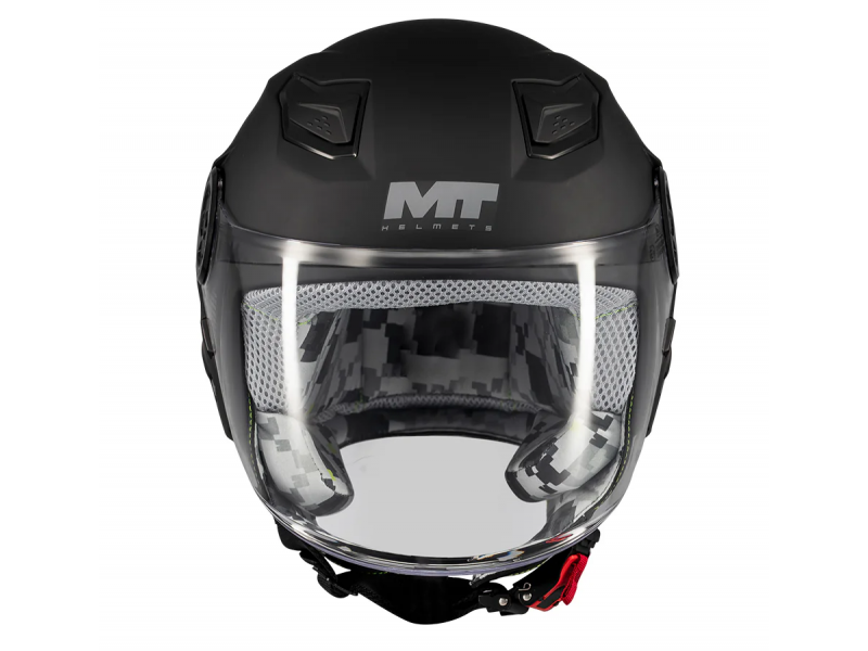 Casca open face MT Lite Kids Pure A1 negru mat - casca de copii