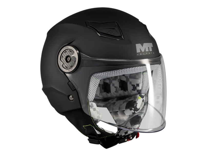 Casca open face MT Lite Kids Pure A1 negru mat - casca de copii