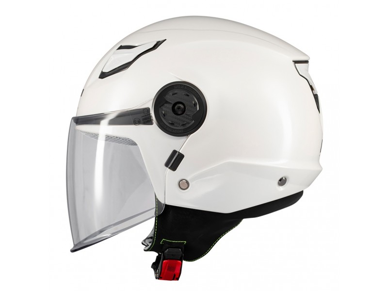 Casca open face MT Lite Kids Pure A0 alb lucios - casca de copii