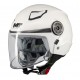Casca open face MT Lite Kids Pure A0 alb lucios - casca de copii
