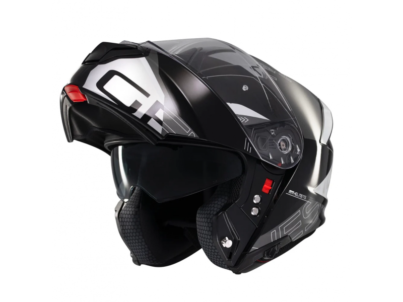 Casca modulabila MT Genesis SV Atempo B2 negru/gri lucios Pinlock ready - omologare noua ECE 22.06