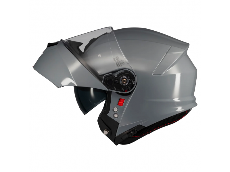 Casca modulabila MT Genesis SV Pure A12 gri lucios Pinlock ready - omologare noua ECE 22.06