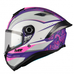 Casca integrala MT Targo S Outside C8 roz mat - omologare noua ECE 22.06
