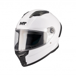 Casca integrala MT Stinger 2 Kids Pure A0 alb lucios - tip viziera: MT-V-28B