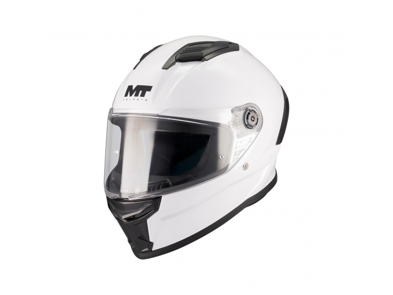 Casca integrala MT Stinger 2 Kids Pure A0 alb lucios - tip viziera: MT-V-28B
