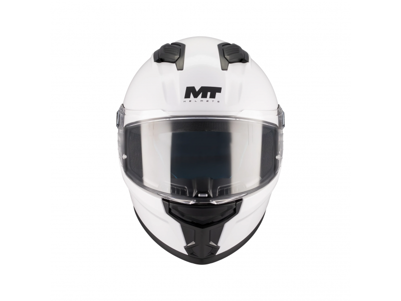Casca integrala MT Stinger 2 Kids Pure A0 alb lucios - tip viziera: MT-V-28B