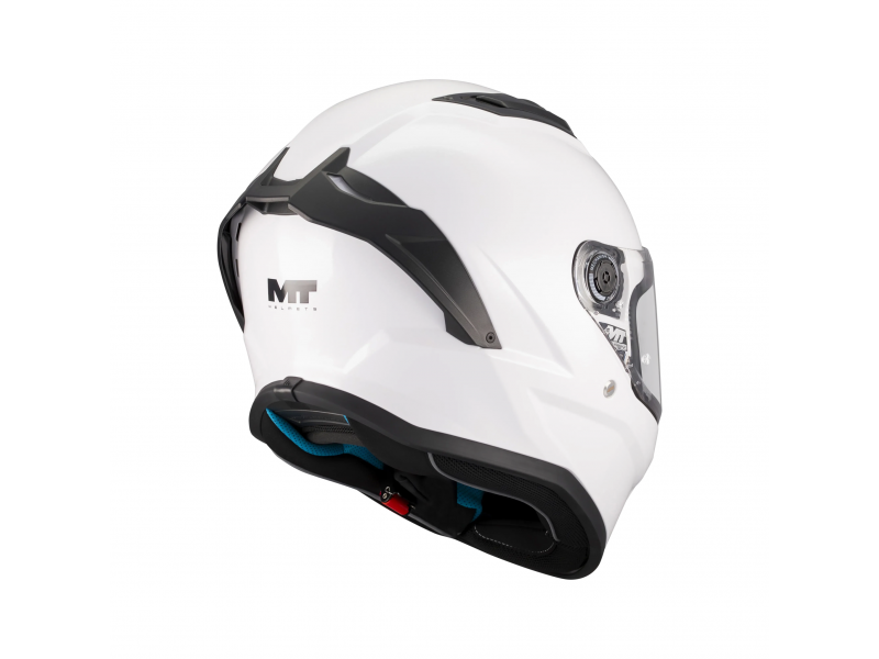 Casca integrala MT Stinger 2 Kids Pure A0 alb lucios - tip viziera: MT-V-28B