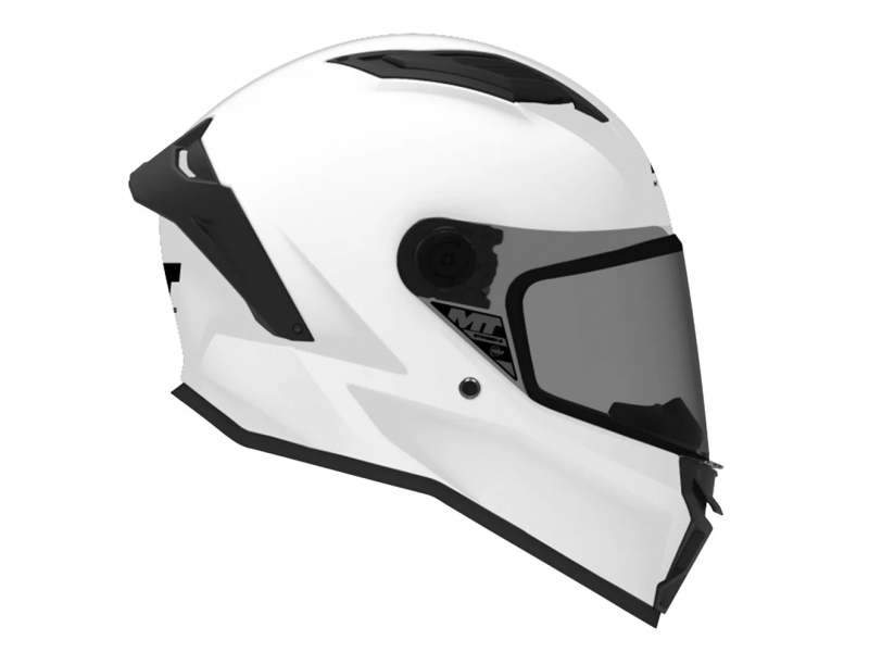 Casca integrala MT Stinger 2 Kids Pure A0 alb lucios - tip viziera: MT-V-28B