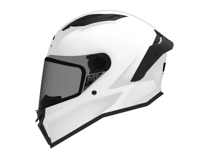 Casca integrala MT Stinger 2 Kids Pure A0 alb lucios - tip viziera: MT-V-28B