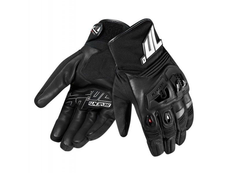 Manusi barbati Naked/Urban iarna Seventy model SD-N51 Dragonfly culoare: negru/rosu