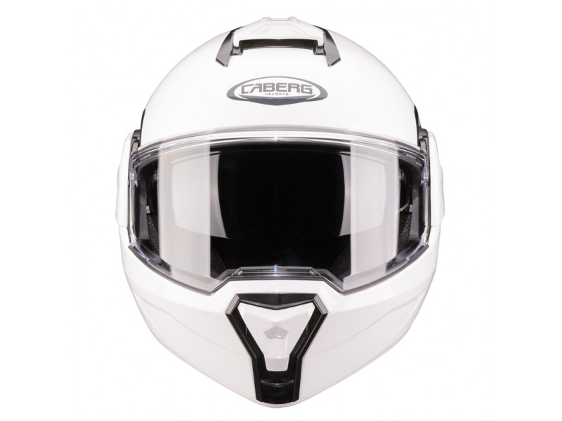 Casca modulabila (flip-back) Caberg model Trip SV A1 alb lucios Pinlock ready - lentila Pinlock inclusa