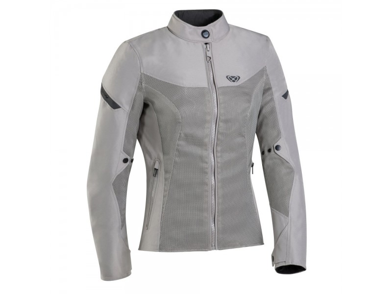 Geaca (jacheta) motociclete femei Racing/Roadster Ixon vara model Fresh LS culoare: greige (gri) Geaca (jacheta) motociclete femei Racing/Roadster Ixon vara model Fresh LS culoare: greige (gri)