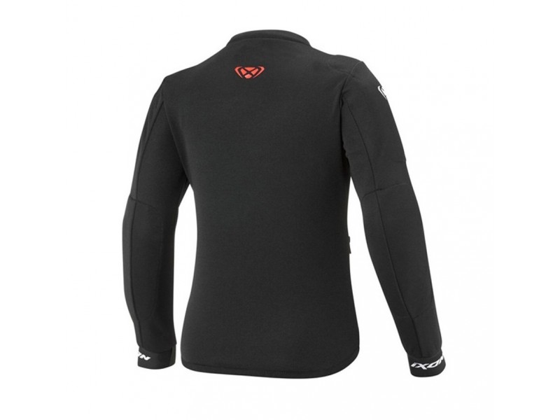 Geaca (jacheta) tip armura motociclete copii Racing/Roadster Ixon vara model Arma Kid culoare: negru/alb/rosu (geaca tip armura)