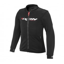 Geaca (jacheta) tip armura motociclete copii Racing/Roadster Ixon vara model Arma Kid culoare: negru/alb/rosu (geaca tip armura)