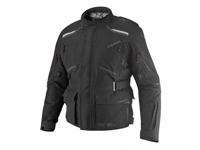 Geaca (jacheta) motociclete barbati Touring/Adventure Ixon All season model Midgard MS C-Sizing culoare: negru (marimi speciale – motociclisti de talie mare)