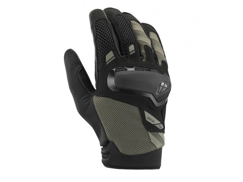 Manusi barbati Naked/Adventure vara Ixon model Namak MS culoare: khaki/negru – degete tactile