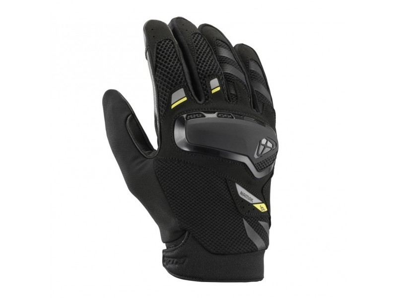 Manusi barbati Naked/Adventure vara Ixon model Namak MS culoare: negru/galben – degete tactile