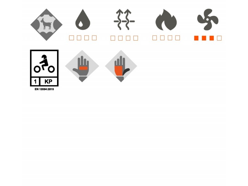 Manusi barbati Naked/Adventure vara Ixon model Namak MS culoare: negru – degete tactile