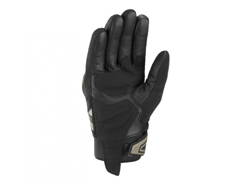 Manusi barbati Roadster vara textil/piele Ixon model MIG 2 MS culoare: negru/khaki  - degete tactile