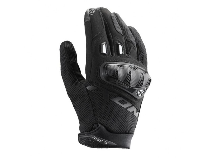 Manusi barbati Roadster vara textil Ixon model Rise TX MS culoare: negru/alb - degete tactile