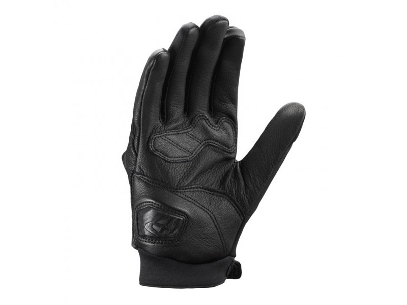 Manusi barbati Roadster vara piele/textil Ixon model Rise Air 2 MS culoare: negru/albastru - degete tactile