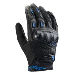 Manusi barbati Roadster vara piele/textil Ixon model Rise Air 2 MS culoare: negru/albastru - degete tactile