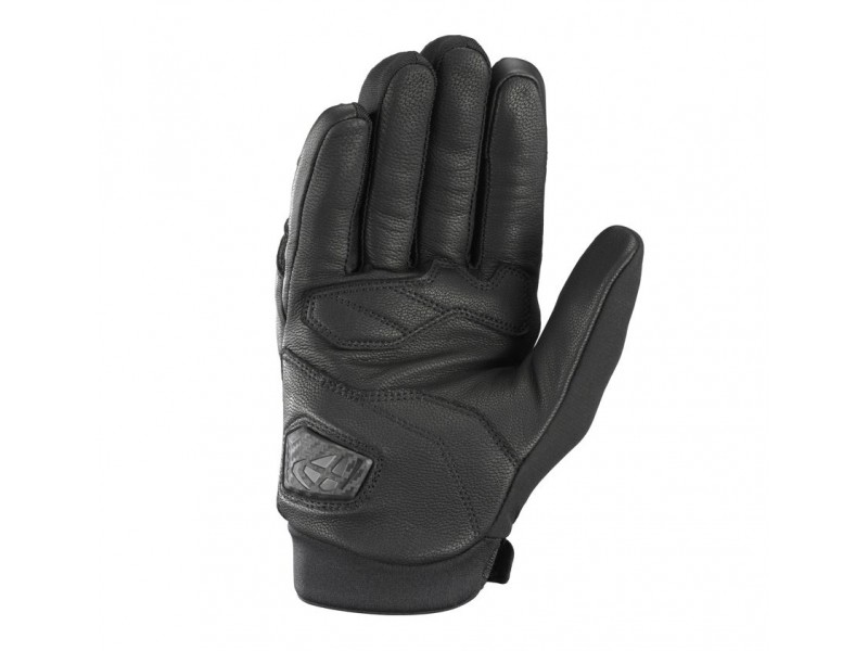 Manusi barbati Roadster vara piele/textil Ixon model Rise Air 2 MS culoare: negru/alb - degete tactile