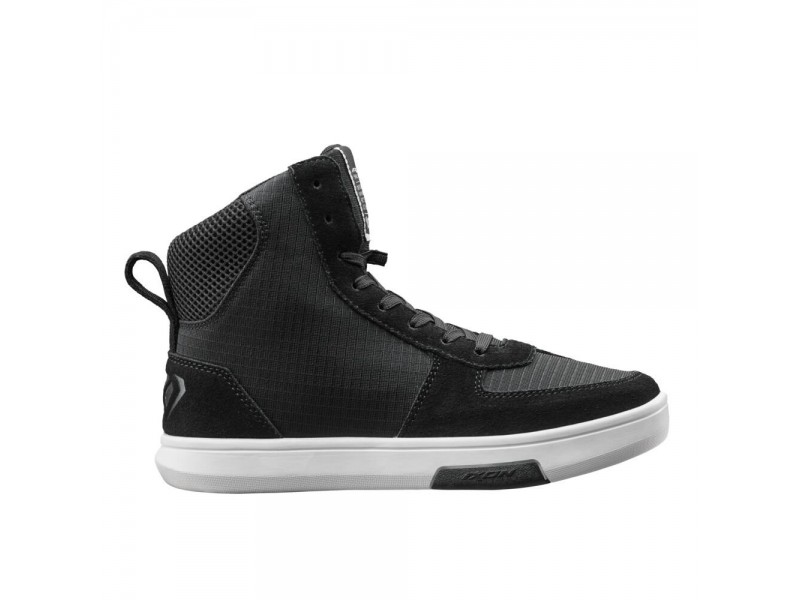 Ghete moto Urban femei vara Ixon model Ghost Air LS culoare: negru/alb