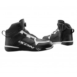 Ghete moto Urban/Roadster femei All Season Ixon model Vyper WP LS culoare: negru/alb (100% waterproof)