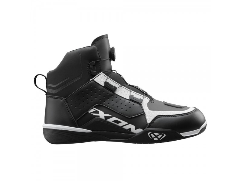 Ghete moto Urban/Roadster femei All Season Ixon model Vyper WP LS culoare: negru/alb (100% waterproof)