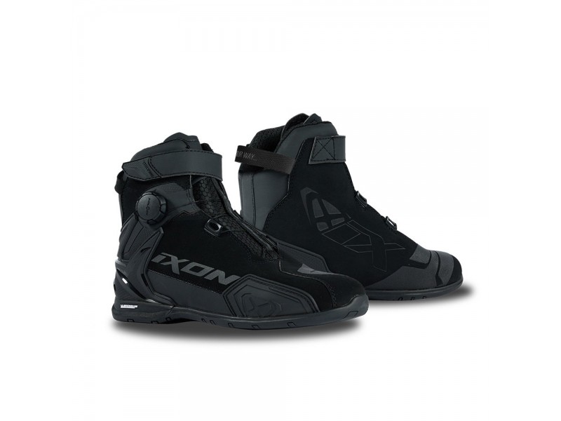 Ghete moto Roadster femei All Season Ixon model Bull 2 WP LS culoare: negru (100% waterproof)
