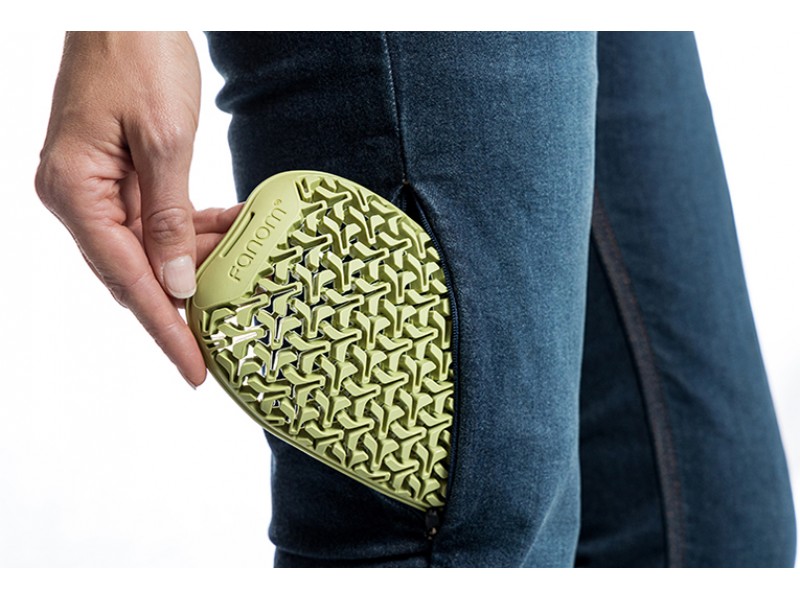 Blugi (jeans) moto femei Ixon model Billie LS culoare: gri (washed grey) (Cordura® Denim) - Slim Fit