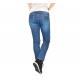 Blugi (jeans) moto femei Ixon model Billie LS culoare: albastru (stonewash) (Cordura® Denim) - Slim Fit