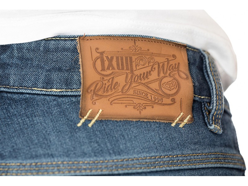 Blugi (jeans) moto femei Ixon model Billie LS culoare: albastru (stonewash) (Cordura® Denim) - Slim Fit