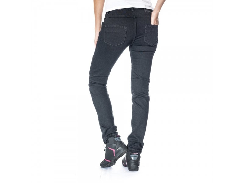 Blugi (jeans) moto femei Ixon model Billie LS culoare: negru (Cordura® Denim) - Slim Fit