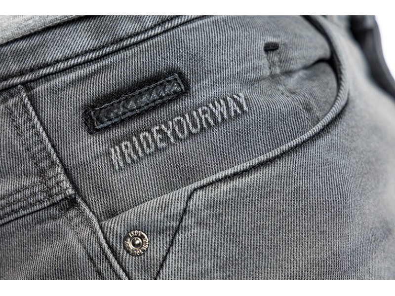 Blugi (jeans) moto barbati Ixon model Alex culoare: negru (Cordura® Denim) - clasa AA